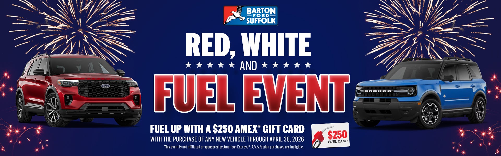 Red White and fuel event 