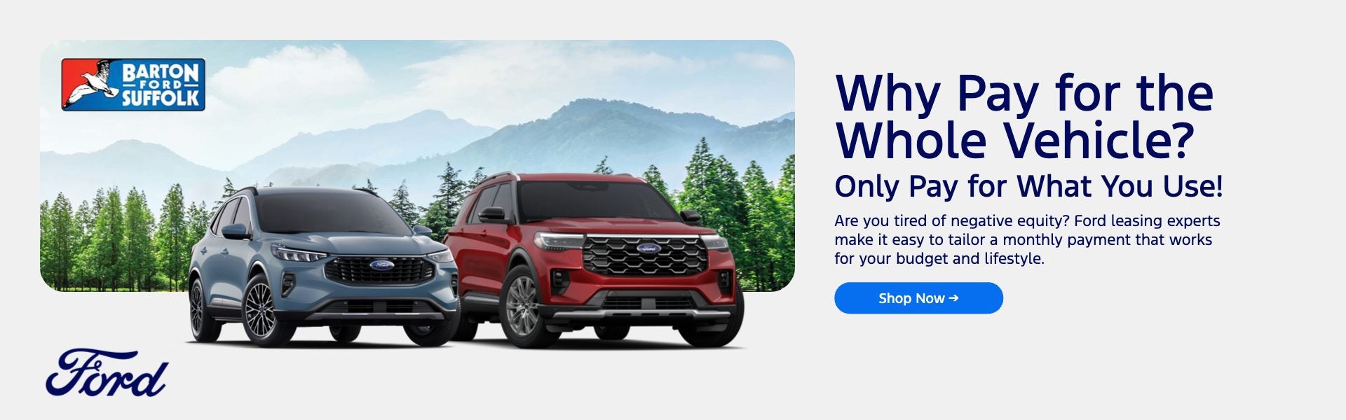 Why Pay for the Whole Vehicle?